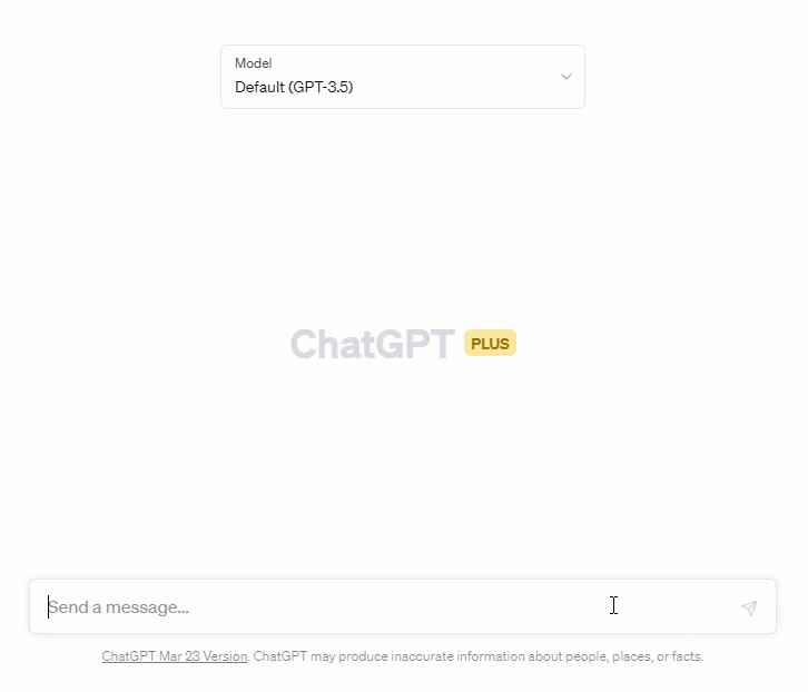 ChatGPT Plus(GPT3.5)での自動文章作成イメージ